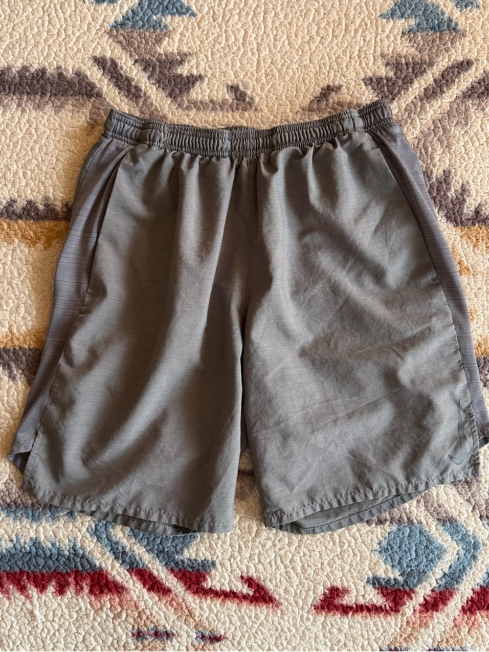 Nike Grey Dri-FIT 7” Brief-Lined Running Shorts